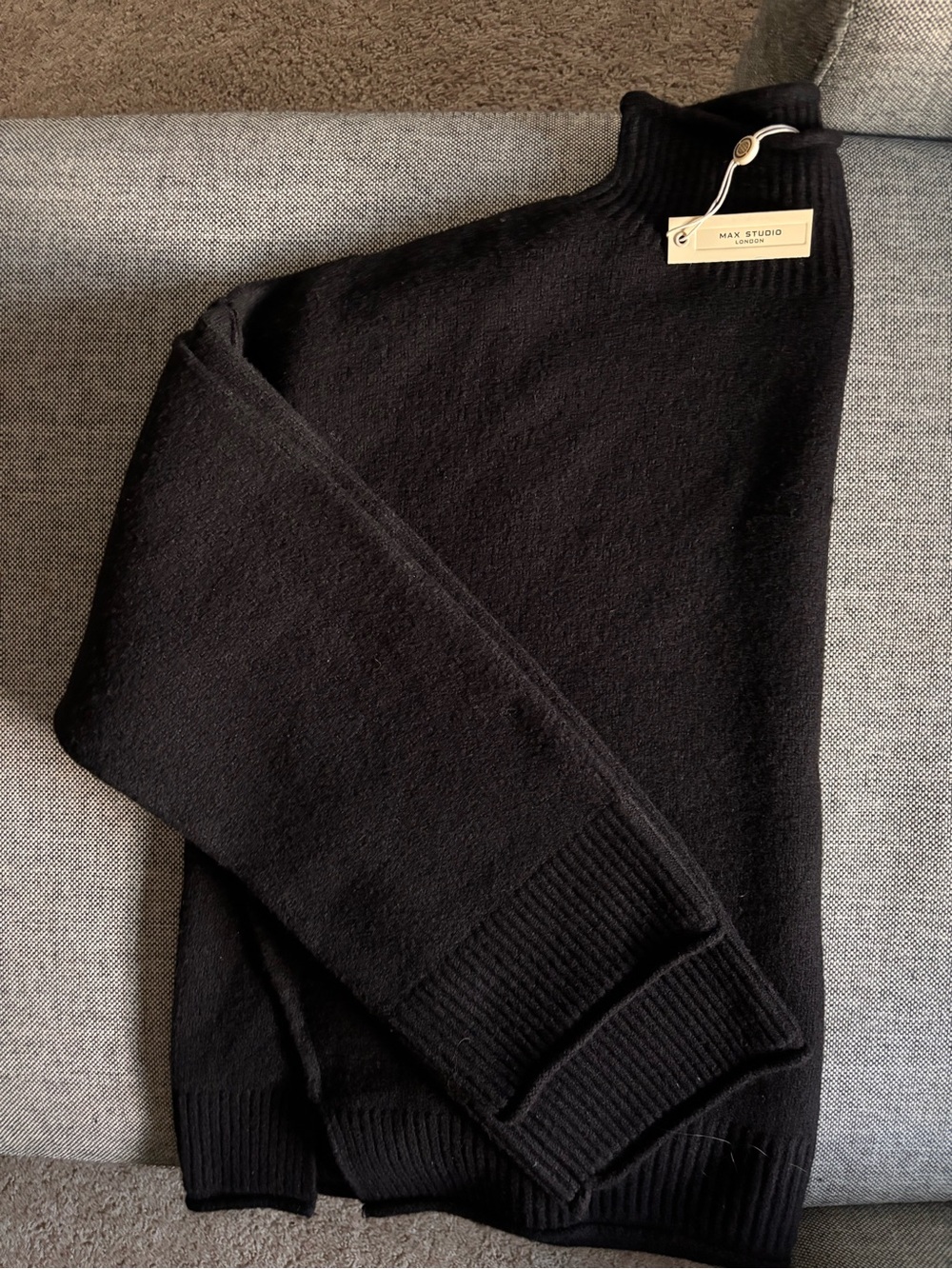 NWT Max Studio Black Turtleneck Sweater